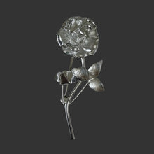 Load image into Gallery viewer, La Rosa Pin - Floral Statement Brooch in .925 Sterling Silver