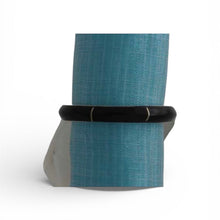 Load image into Gallery viewer, Negro Ring – Sleek Black Stone Band in .925 Sterling Silver