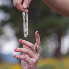 Load image into Gallery viewer, Cobra Bracelet – Bold Snake-Style Chain in .925 Sterling Silver