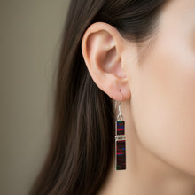 Load image into Gallery viewer, Opal Accent Dangle Earrings - Subtle Statement in .925 Sterling Silver
