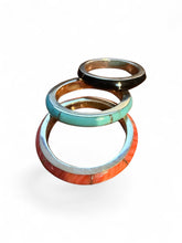 Load image into Gallery viewer, Verde Ring – Turquoise-Color Pop Band in .925 Sterling Silver
