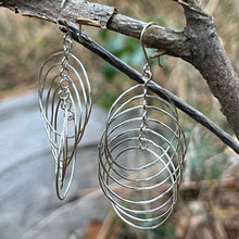 Load image into Gallery viewer, Aros Earrings - Sleek Timeless Statement in .925 Sterling Silver
