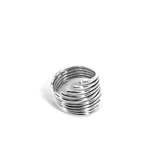 Load image into Gallery viewer, Abanico Ring - Handmade Statement .925 Sterling Silver Ring in Mexican Silver

