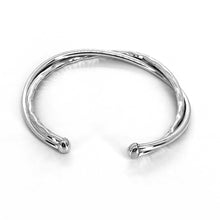 Load image into Gallery viewer, Enlace Bracelet – Linked Tube Bangle in .925 Sterling Silver
