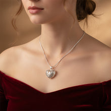Load image into Gallery viewer, Alteza Heart Pendant - Handmade Heart .925 Sterling Silver Pendant in Mexican Silver
