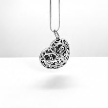 Load image into Gallery viewer, Alteza Heart Pendant - Handmade Heart .925 Sterling Silver Pendant in Mexican Silver
