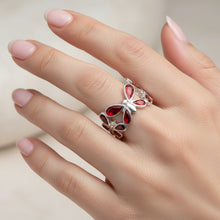 Load image into Gallery viewer, Ópalo Ring – Luminous Opal Accent in .925 Sterling Silver
