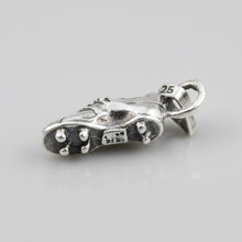 Load image into Gallery viewer, Futbol Pendant - Handmade Soccer Ball .925 Sterling Silver Pendant in Mexican Silver
