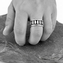 Load image into Gallery viewer, El Rey Ring – Regal Statement Design in .925 Sterling Silver
