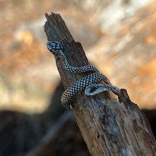 Load image into Gallery viewer, Serpiente Ring – Sculptural Snake Design in .925 Sterling Silver
